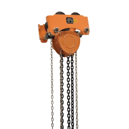 Vestil Low Headroom Chain Hoist Trolley Gear, 4K LOW-4G